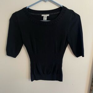 H&M Black Short Sleeve Top